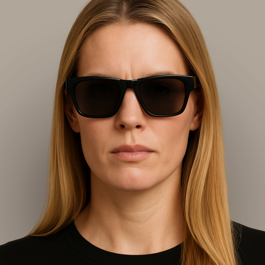 Rechteckiges Gesicht